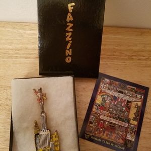 Charles Fazzino Artist Pin/Brooch